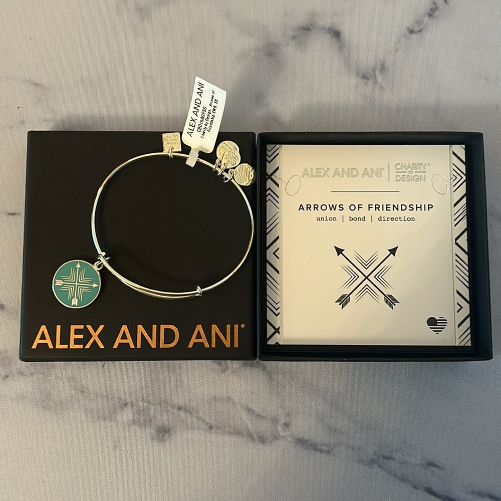 Alex and Ani Arrows of Friendship Bracelet - Picture 3 of 4